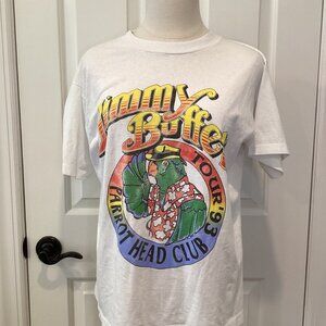Jimmy Buffett '93 Summer Tour Concert T-Shirt Boats Beaches Bars Ballads - Large